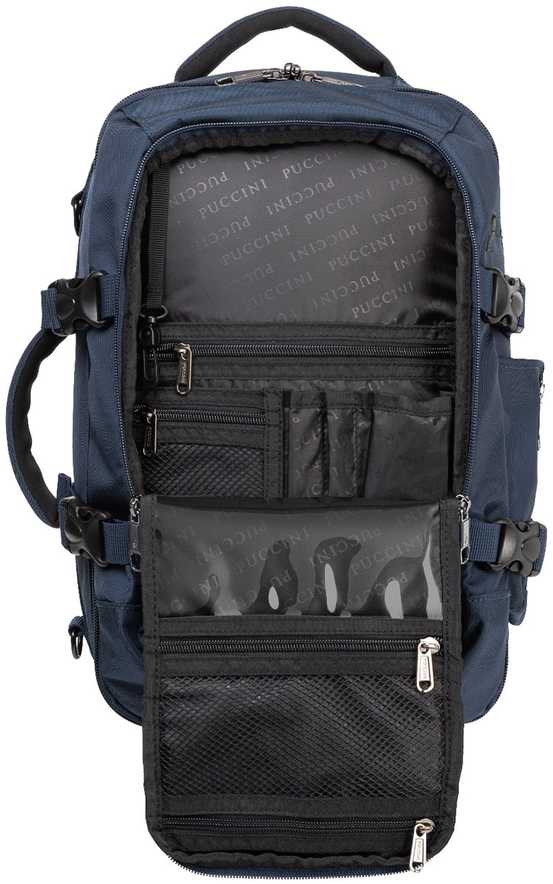 Многофункциональный рюкзак PUCCINI для самолета Темно-синий Easy Pack PM90171-7A