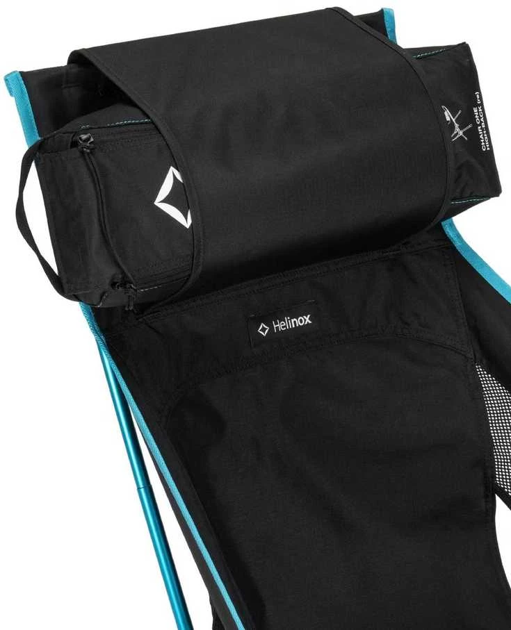 Helinox Chair One Highback (RE) 4 kojų stovyklavimo kėdė, juoda, mėlyna