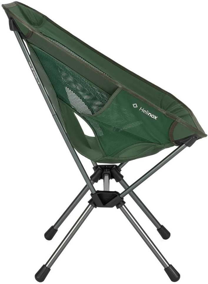 Carruzzo Helinox Chair One (RE) Turistinė kėdė 4 kojos Juoda, Žalia