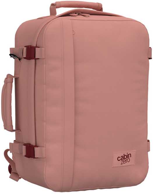 Cabinzero Mini 28l kelioninis rankinio bagažo kuprinė - Macaroon Rožinė