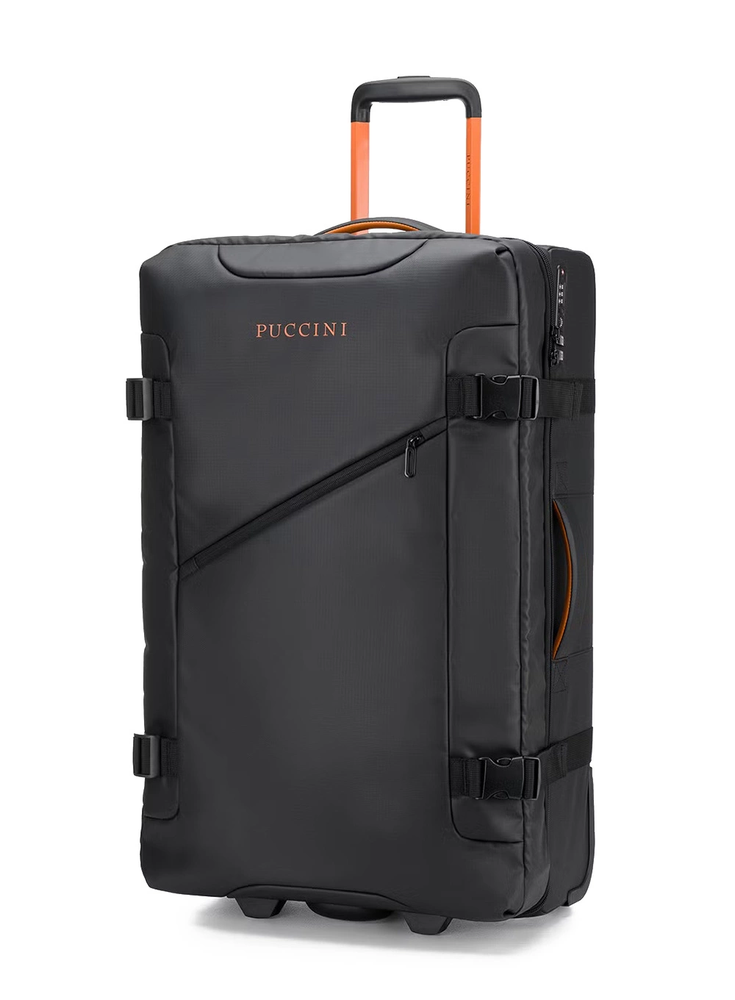 PUCCINI DIDELIS MINKŠTAS lagaminas ANT 2 RATŲ EM50249A-1 COLORADO Juodas