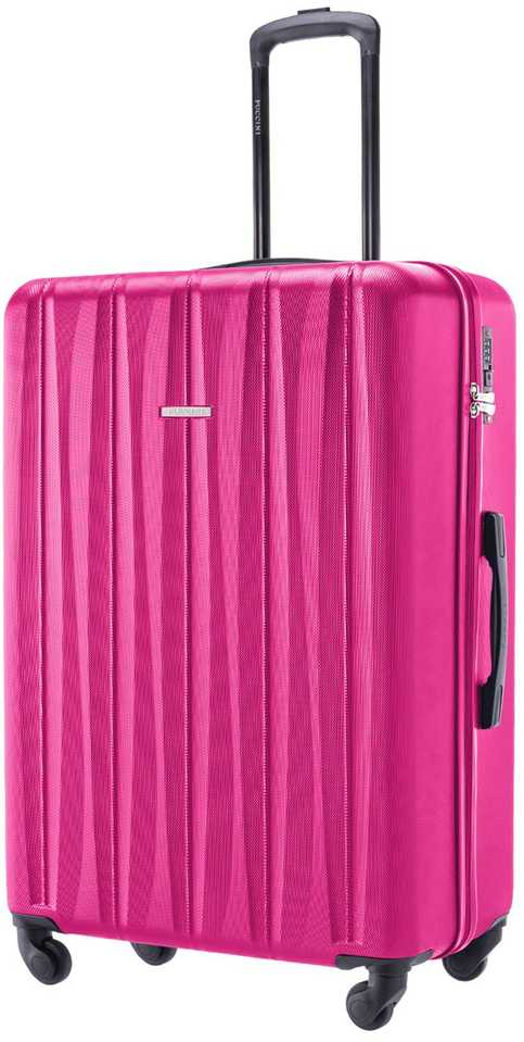 Kelioninis PUCCINI BALI didelis lagaminas ABS021A 3A Rožinis
