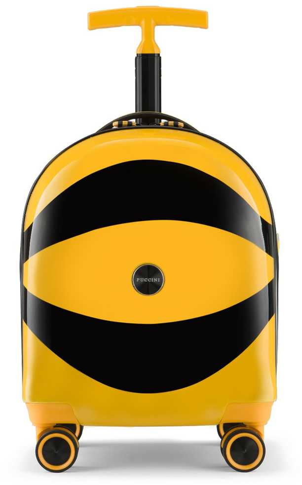 Kelioninis Vaikiškas lagaminas ant ratų Kelionės PUCCINI Bee ABS026C