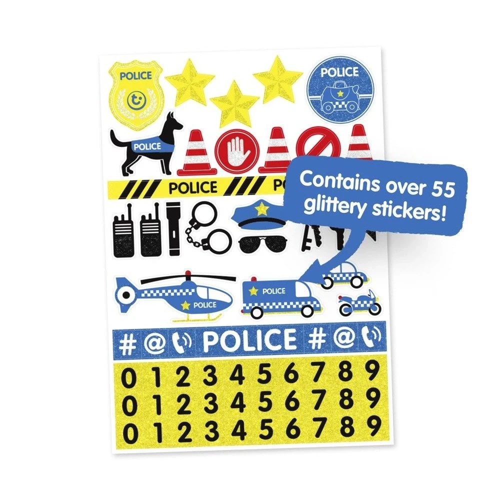 Vaikiškas lagaminas Trunki Percy Police Car, 18 l / 21x46x31 cm