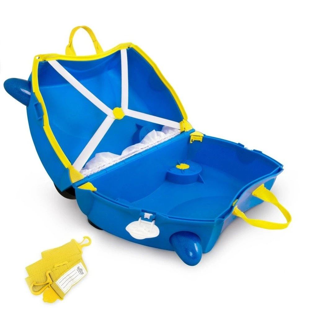 Vaikiškas lagaminas Trunki Percy Police Car, 18 l / 21x46x31 cm