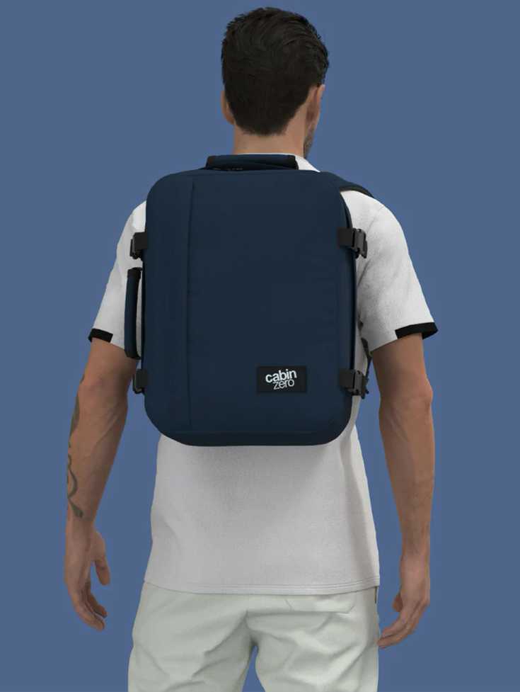 Kuprinė CabinZero Classic 2in1 28 l, tamsiai mėlyna