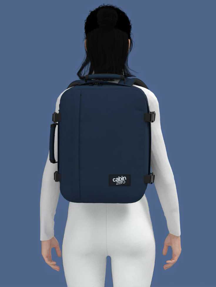 Kuprinė CabinZero Classic 2in1 28 l, tamsiai mėlyna