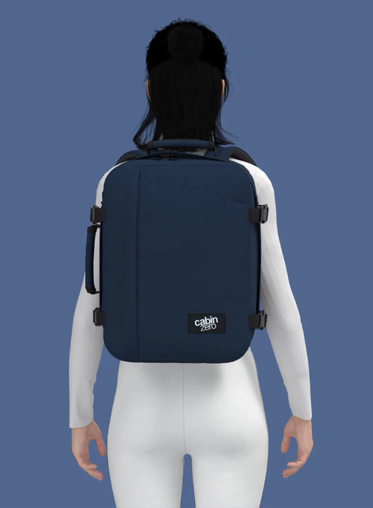 Kuprinė CabinZero Classic 2in1 28 l, tamsiai mėlyna