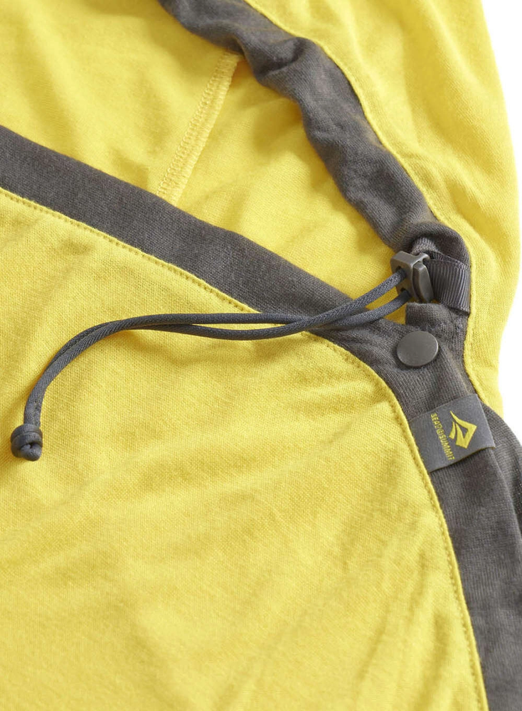 Sea To Summit Reactor Sleeping Bag Liner - Mummy W / Drawcord - kompaktiškas - geltonas