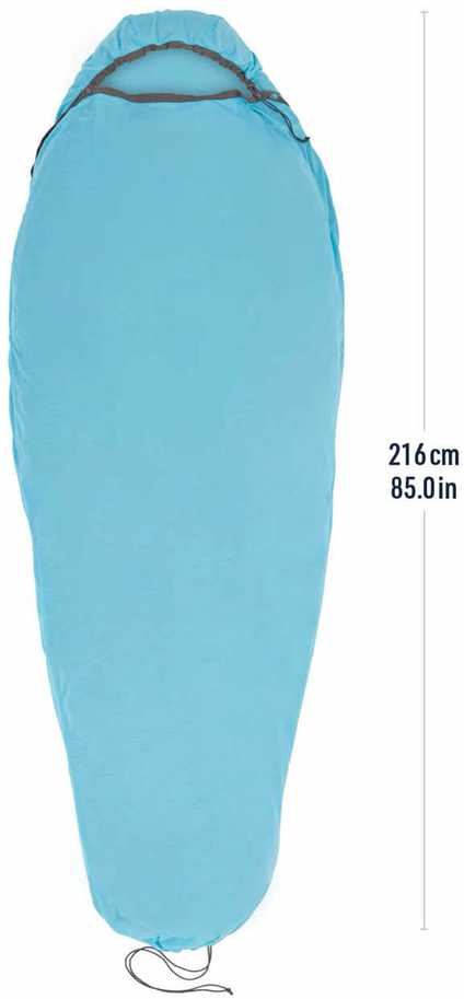 Sea To Summit Breeze Sleeping Bag Liner Mummy w/ Drawcord Standard
