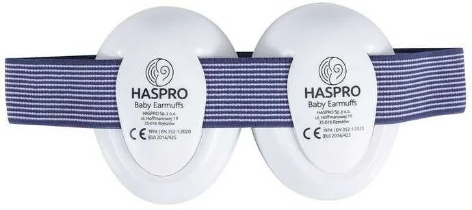 Haspro apsauginės ausinės kūdikiams mėlynos BE05B