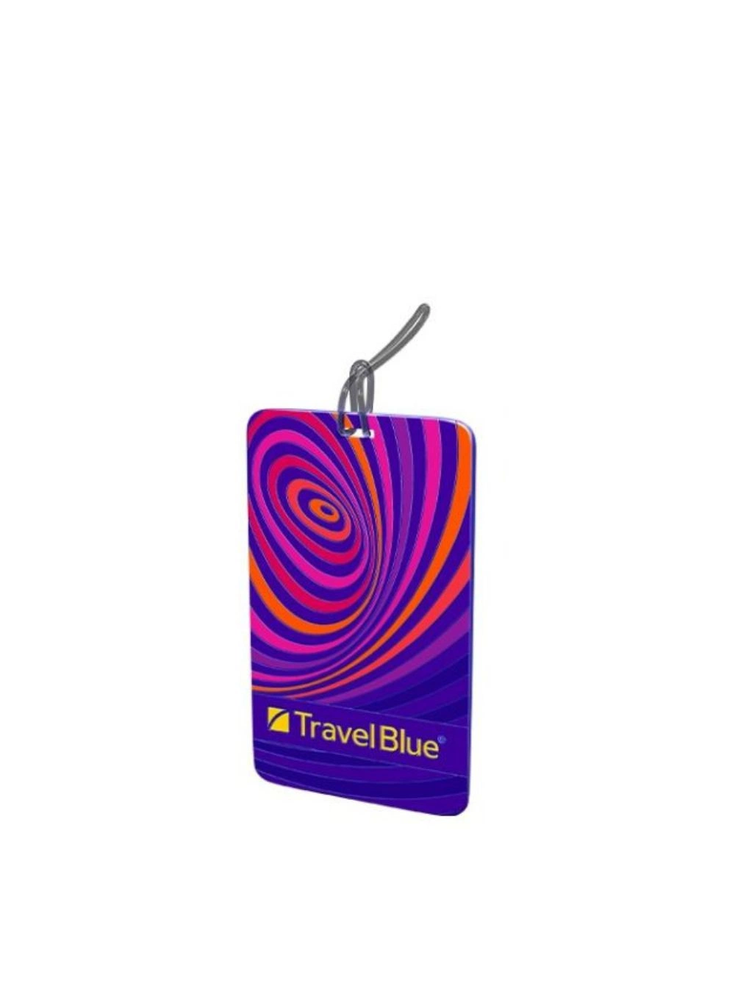 Blue Mėlyna TRAVEL Mėlynas IDENTYFIKATOR BAGAŻOWY FALE