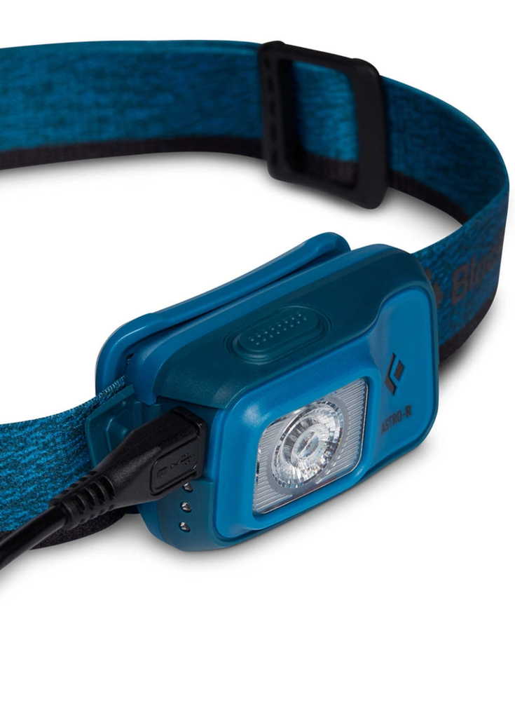 Black Diamond Juodas Diamond Juodas Diamond Astro 300-R Mėlyna Headband prožektorius