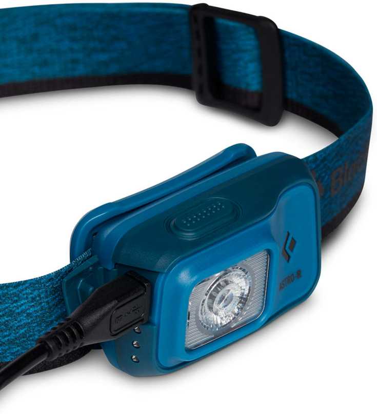 Black Diamond Juodas Diamond Juodas Diamond Astro 300-R Mėlyna Headband prožektorius