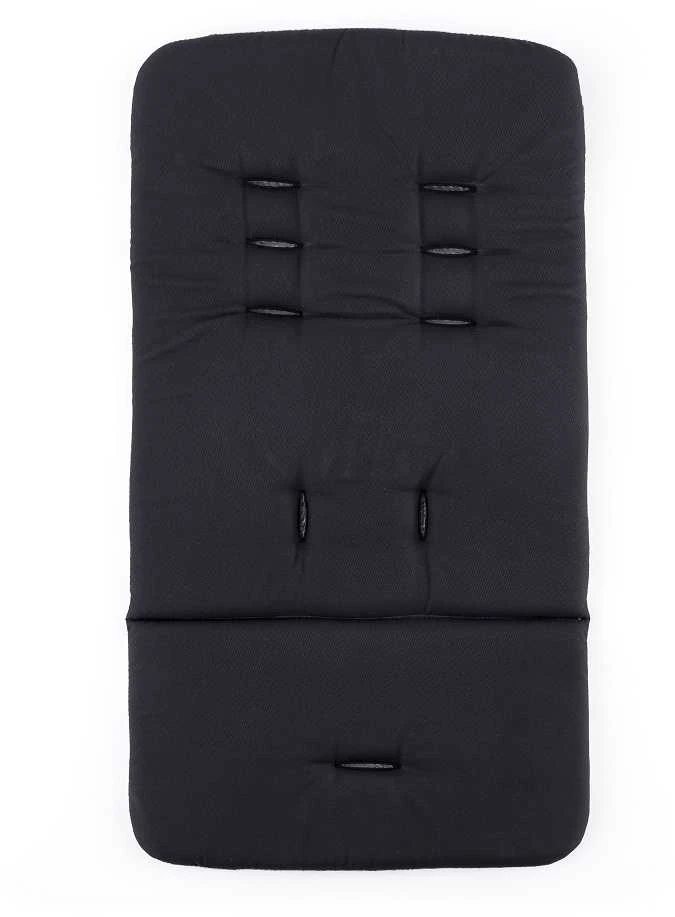 Petite&Mars Royal 2/3 Hood - vežimėlio gaubtas + dvigubas įdėklas | Tobulas Juodas