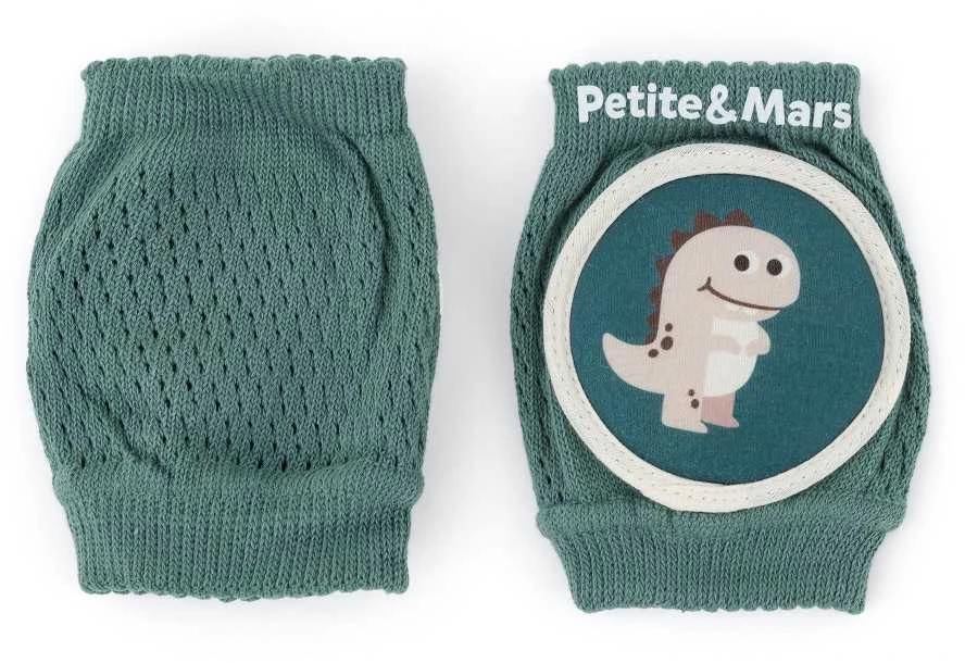 Petite&Mars Follow - elastinės kelių pagalvėlės, apsaugos nuo ropojimo | Misty Žalias
