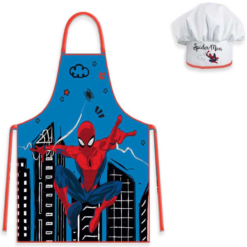 Spiderman City Vaikiška 2 dalių prijuostė
