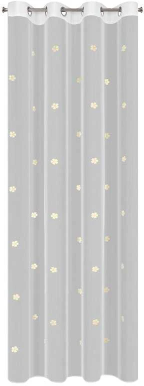 Eurofirany Euro užuolaidos FIR/ELSA/B+GELTONA 140X250 SKAIDRI