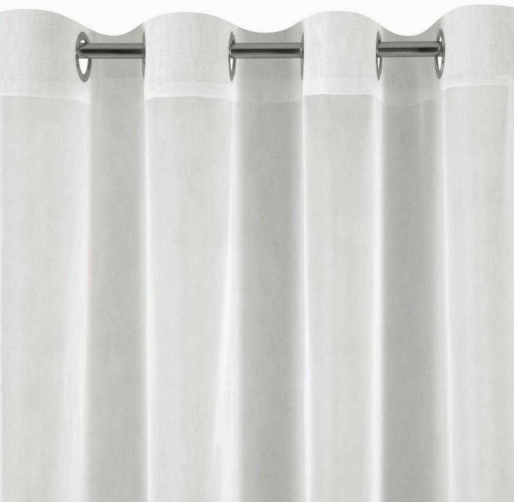 Eurofirany Dieninės užuolaidos Lucy, baltos, 1400 mm x 2500 mm Dieninės užuolaidos