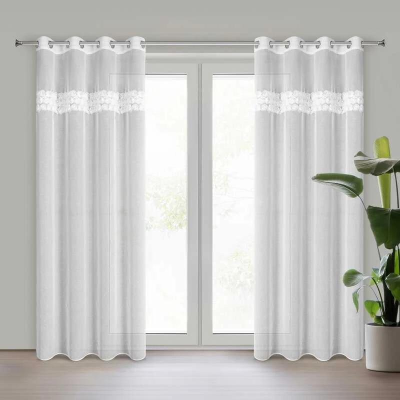 Eurofirany Euro užuolaidos FIR/ROSALIE/B 140X250 PRZEL