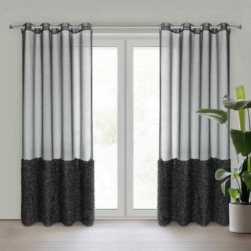 Eurofirany Euro užuolaidos FIR/MARION/CZAR 140X250 SKAIDRI