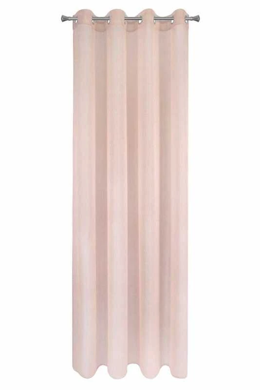 Eurofirany FIR / REBECCA / Rožinis 140X250 TRANS Dieninės užuolaidos