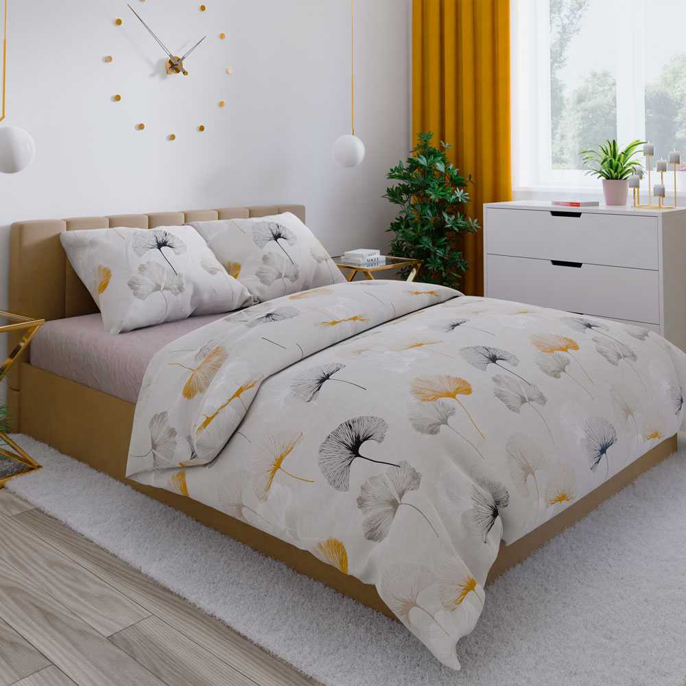 Satino pynimo medvilnės patalynės komplektas, 220x200 cm antklodės užvalkalas su dviem pagalvių užvalkalais, 115 g/m² svoris, minkšta ir patogi patalynė miegui