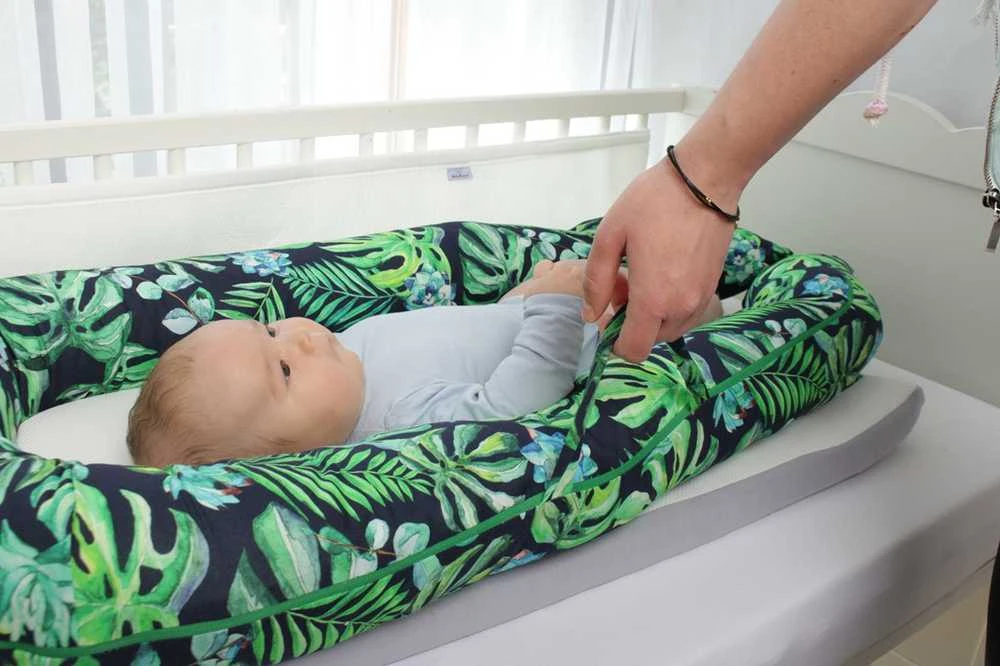 Baby Matex Kūdikio lizdelis palieka „DeLux“ kokoninį čiužinio slėgį mažinantį įklotą