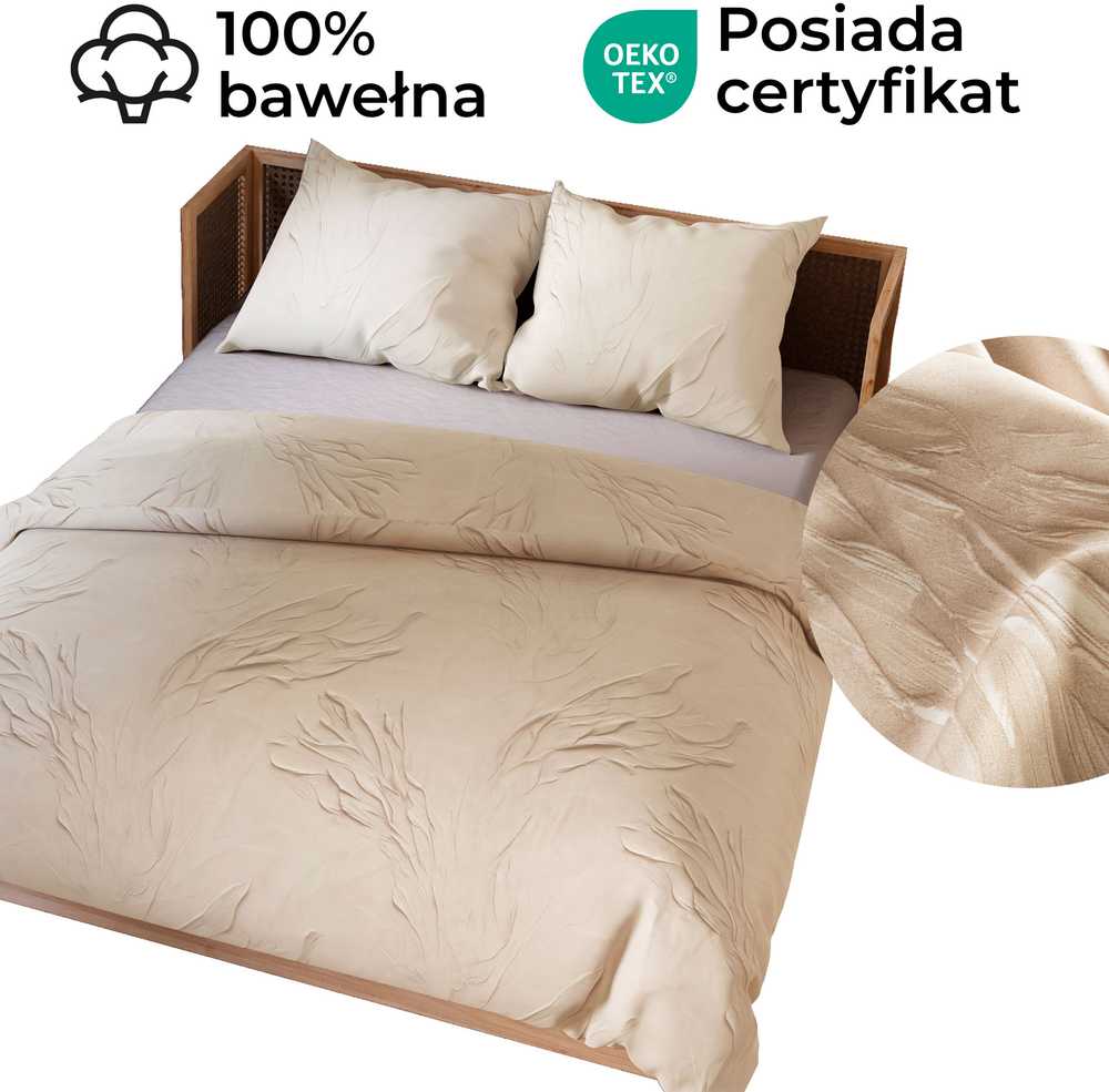 Deluxe satino patalynės komplektas ŠILKINĖ SVAJA, 3 dalių, 200x220 cm