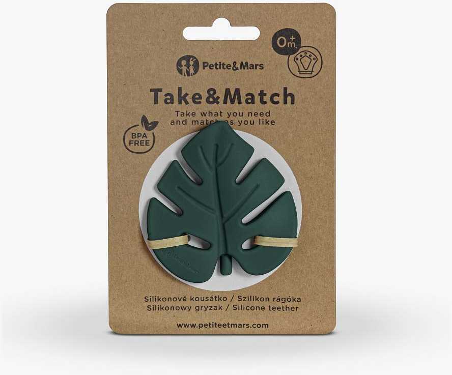 Petite&Mars Take&Match - maistinis silikoninis dantukas | Misty Žalias