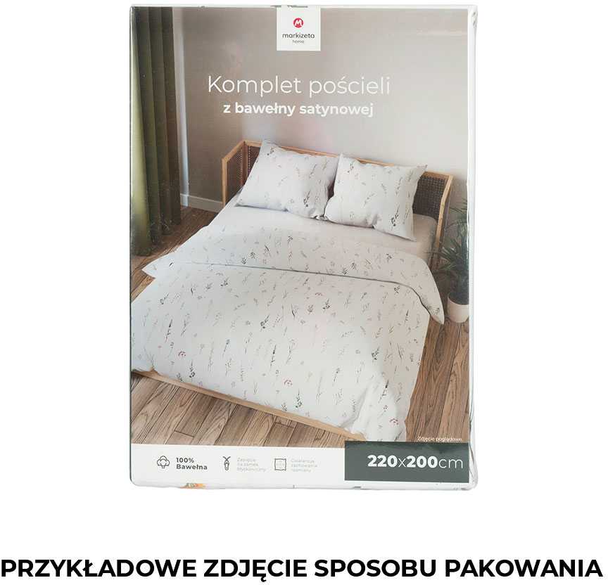 Deluxe satino patalynės komplektas ŠMAIKŠTUS RYTAS, 3 dalių, 200x220 cm