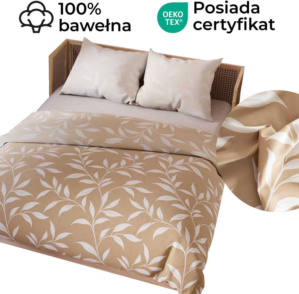 Deluxe satino patalynės komplektas VILIOJANTIS RYTAS, 3 dalių, 200x220 cm
