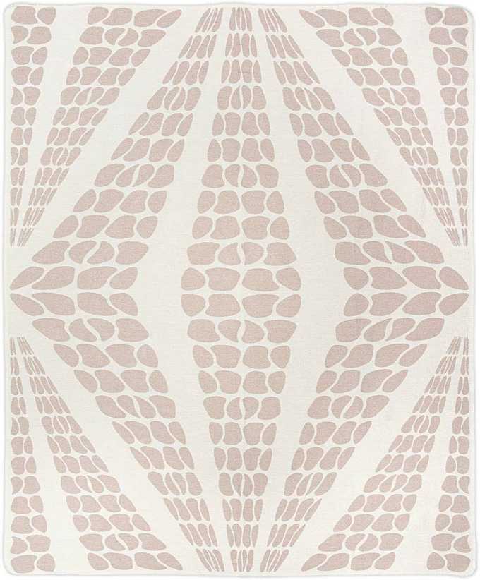 Geometrinio lelijų rašto pledas, 165x200 cm medvilnės ir akrilo mišinys, nerta apdaila, dvipusis namų dekoras, minkštas lovos užtiesalas