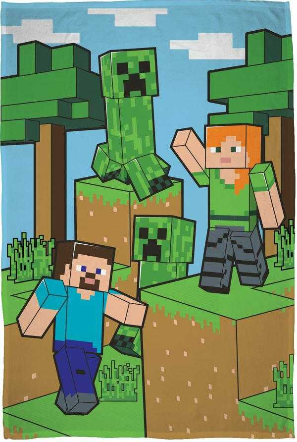 Minecraft mink6ta antklodė 100 x 150 cm