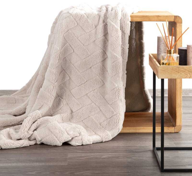 Eurofirany Euro užuolaidos D91/K/CARO 200X220 smėlio spalvos
