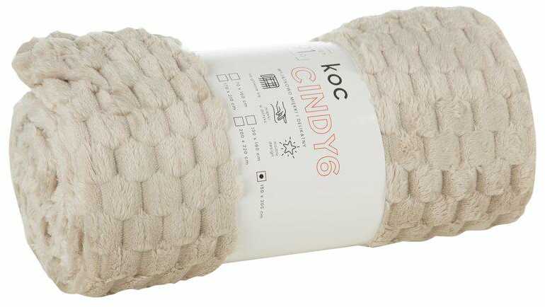 Eurofirany D91/K/CINDY6 130X160 BEIGE FLA