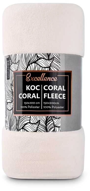 Stabilus Koc narzuta su mikrofibry 150x200 Coral smėlio spalva C24