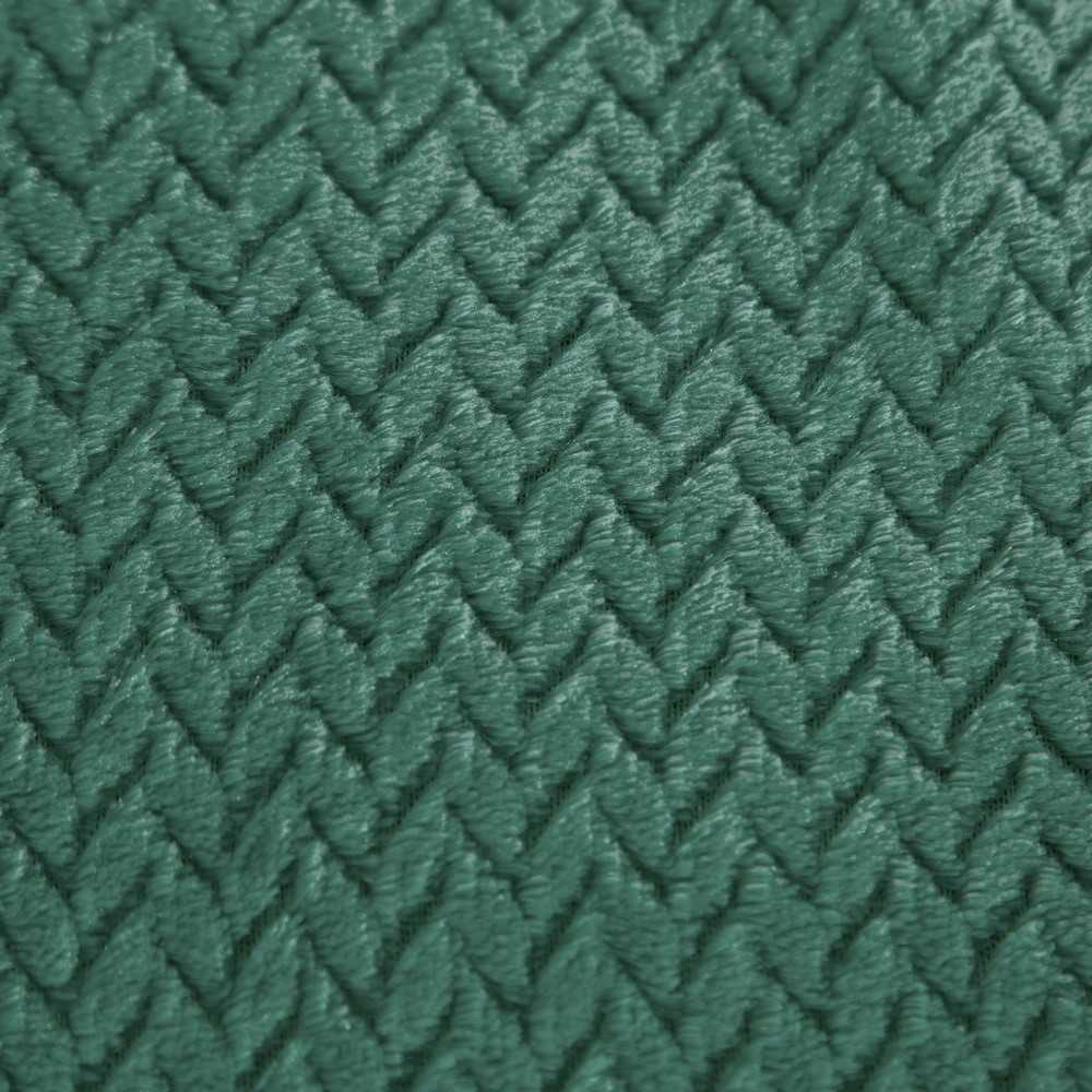 Eurofirany DESIGN 91 CINDY3 Minkštas ir švelnus pledas 200X220 cm, spalva: tamsiai žalia