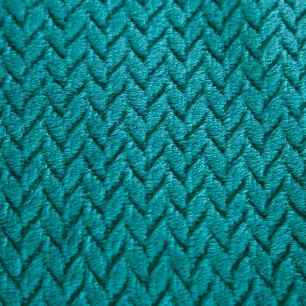 Eurofirany DESIGN 91 CINDY3 Minkštas ir švelnus pledas 200X220 cm, spalva: tamsi turkio