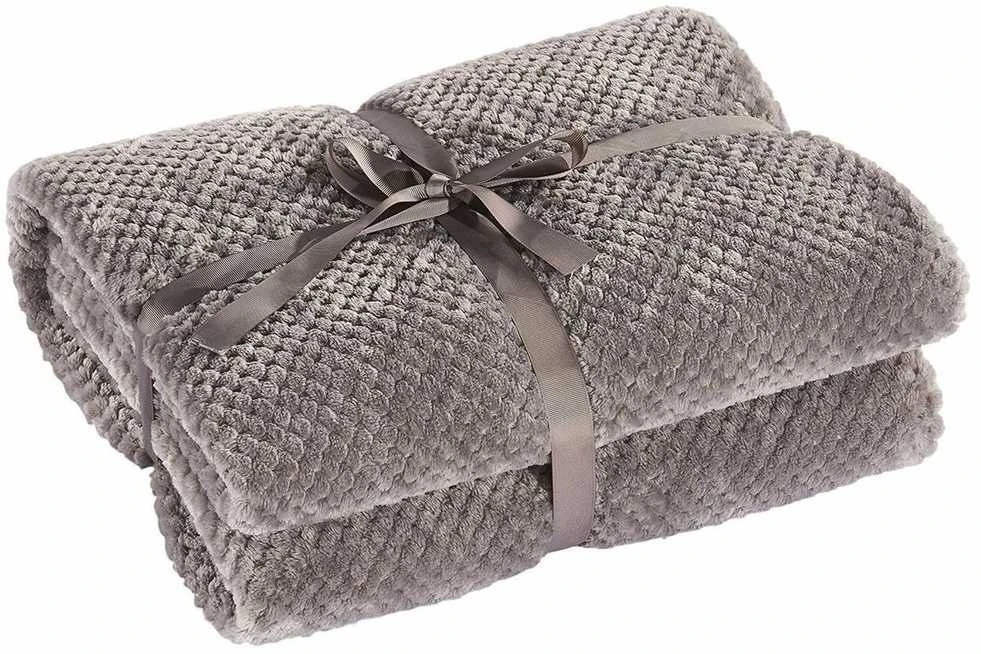 DecoKing Pilka antklodė 70×150 HENRY
