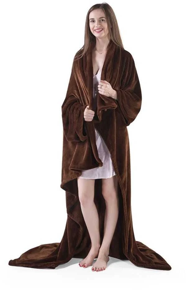 Pledas DecoKing Lazy, rudas, 170 cm x 200 cm