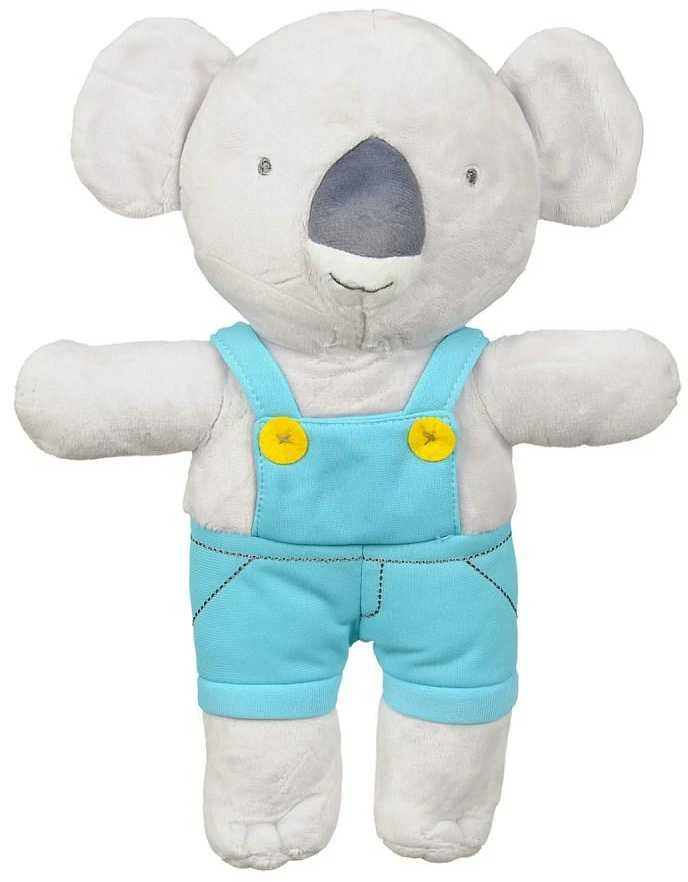 Pliušinė koala su žydrais šortukais