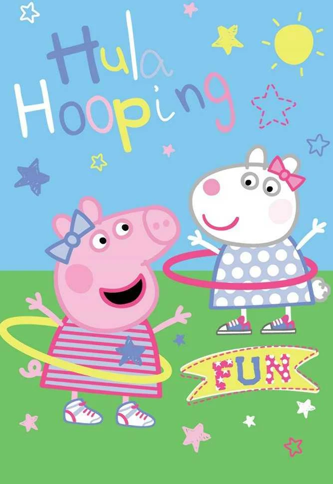 Peppa Pig PEP031 Vaikiškas pledas, 100x150 cm