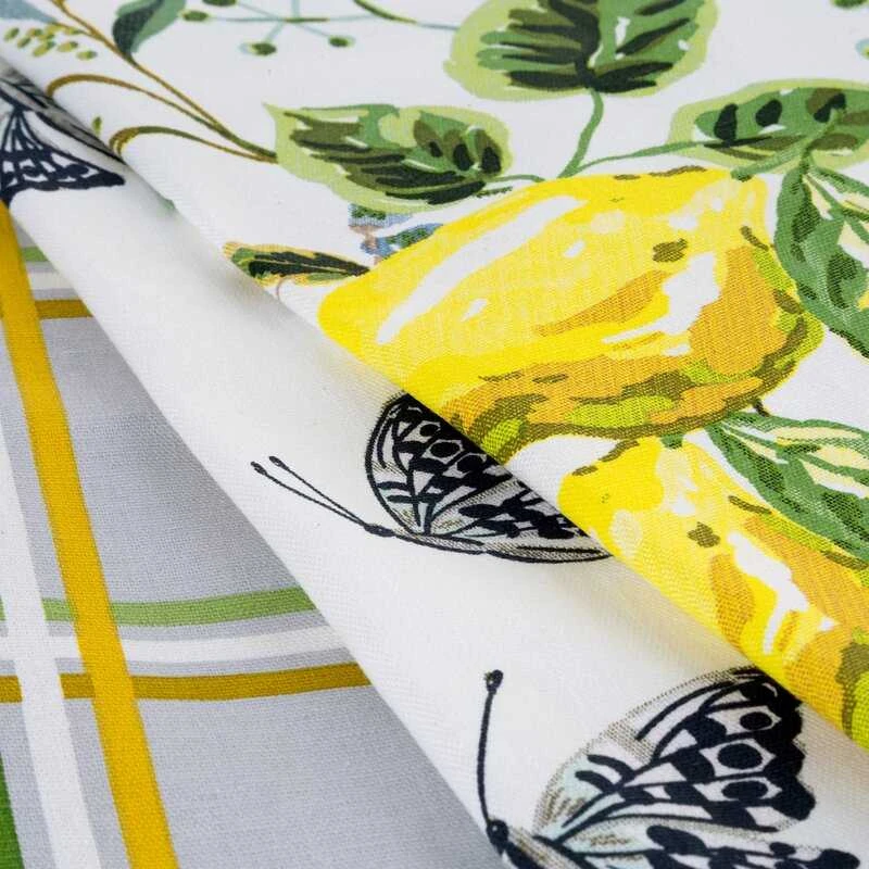 Eurofirany RK/3/LEMON/Geltonas 50X75/3 RINKINYS