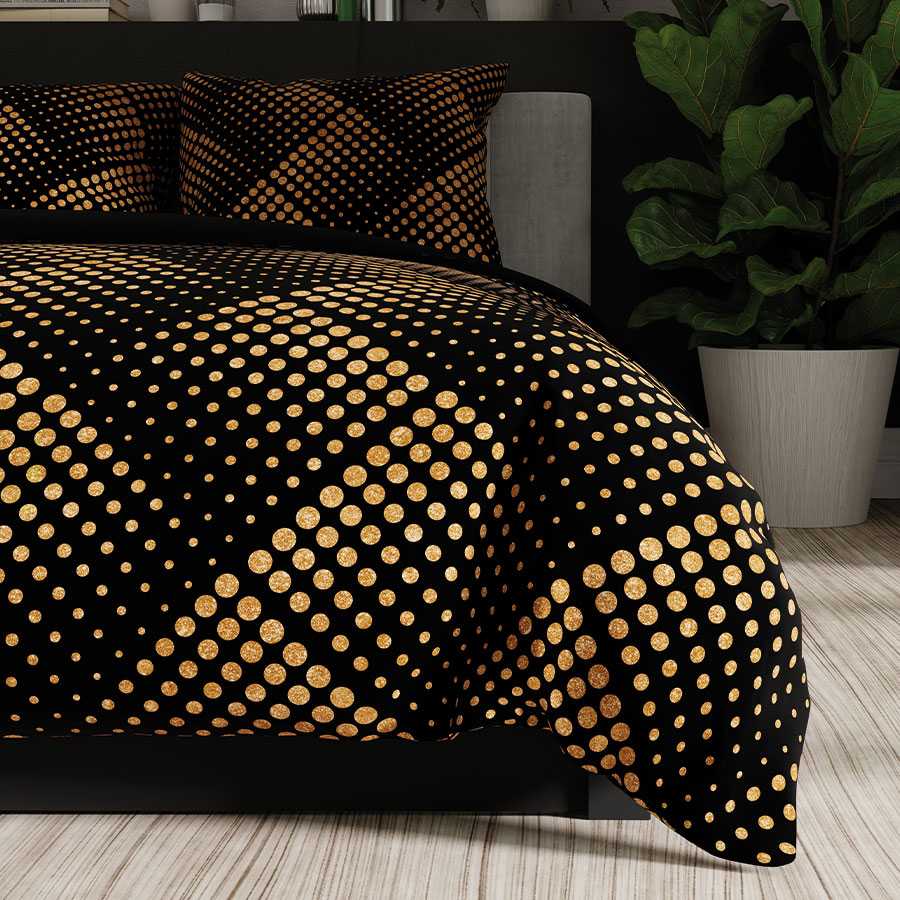 Satininės patalynės komplektas 160x200 cm, prabangi medvilninė patalynė, minkšta ir švelni patalynė, 2 pagalvių užvalkalai, lengvai prižiūrima patalynė