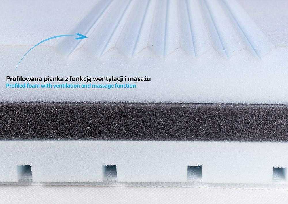 Matex Vaikų lovelės čiužinys, 120x60x10 cm, dvipusis putų poliuretano, kvėpuojantis ortopedinis, 3D oro cirkuliacija, bambuko užvalkalas, vaikiškas čiužinys lovytei
