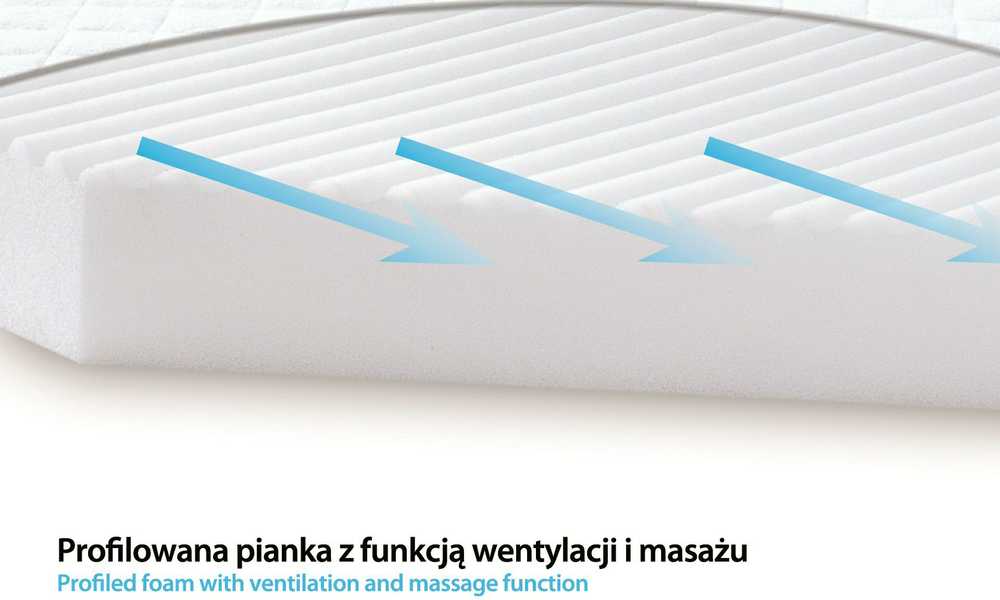 Matex Vaikiškas čiužinys loveliai 120x60x8 cm, ortopedinės putos, pralaidus orui dvipusis, čiužinys kūdikiams ir vaikams, minkštas pagrindas