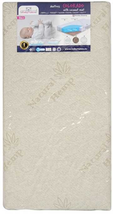 MATEX Ortopedinis čiužinys COCO-HEMP 120x60x12 TB0436_01