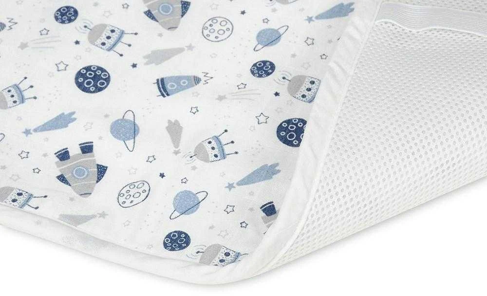 Baby Matex KOSMOS OXI Pad 35x75 Cosmos slėgį mažinantis kvėpuojantis vežimėlio kilimėlis