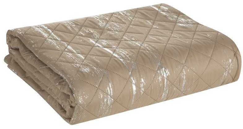 Eurofirany D91/N/BLINK/1 170X210 BEIGE+SIDABRAS Lovatiesė Lovatiesė